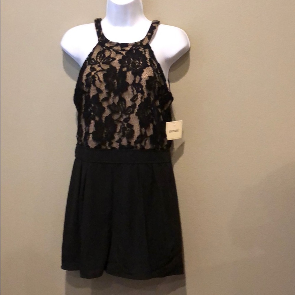 Black Lace Romper medium